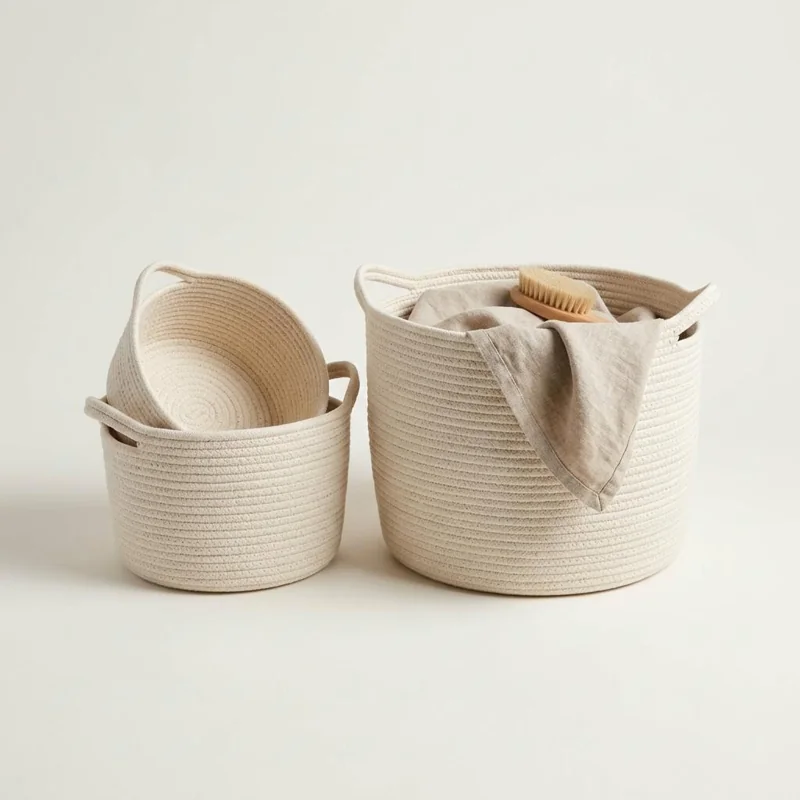 Woven Storage Baskets — Demonstration